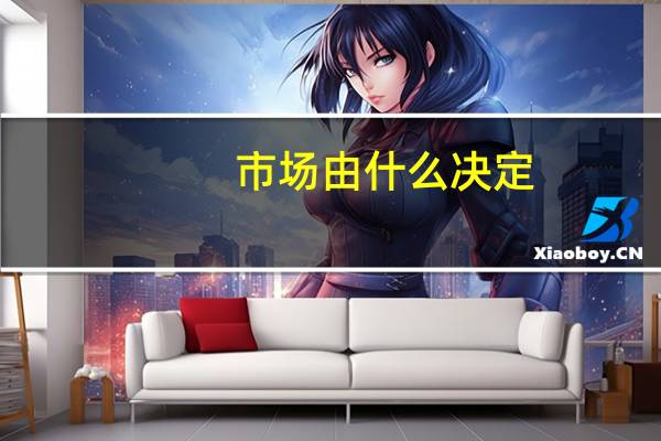 市场由什么决定
