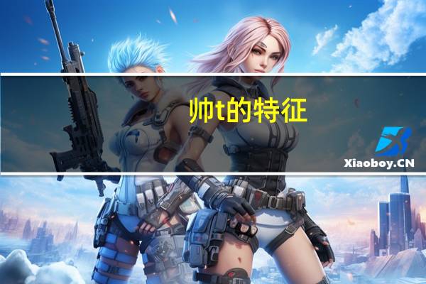 帅t的特征