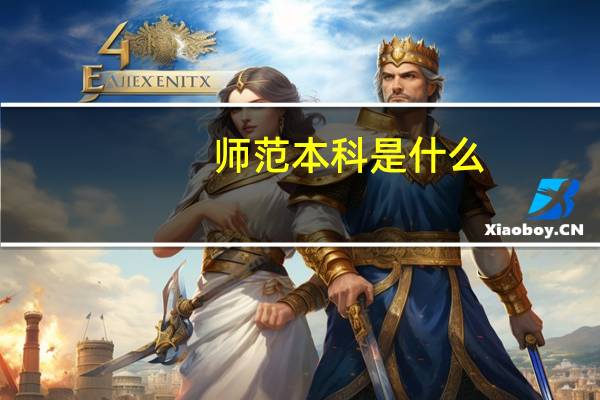 师范本科是什么