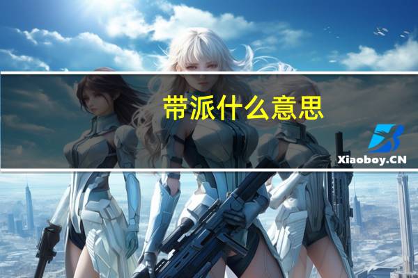 带派什么意思
