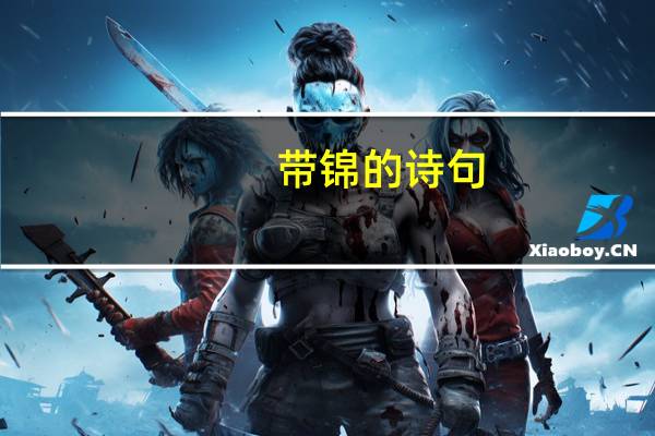 带锦的诗句