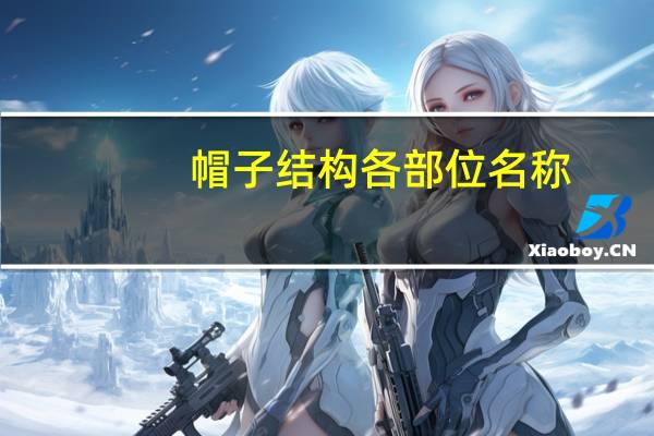 帽子结构各部位名称
