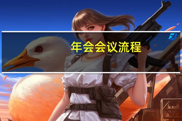 年会会议流程