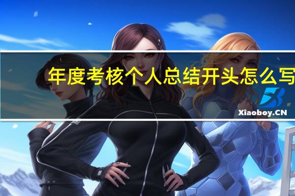 年度考核个人总结开头怎么写