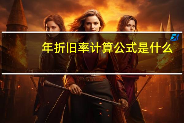 年折旧率计算公式是什么