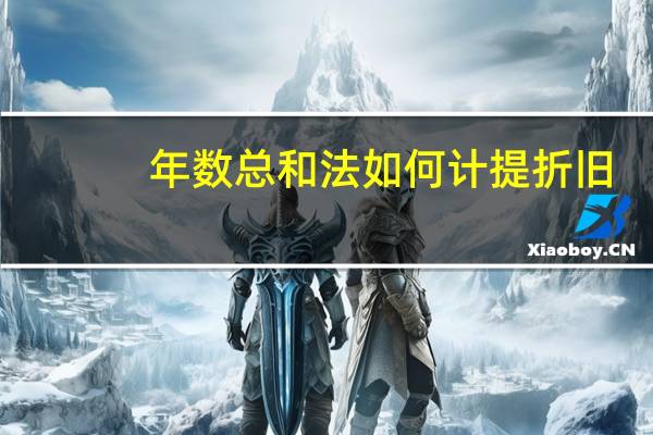 年数总和法如何计提折旧