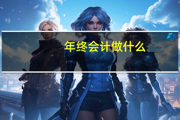 年终会计做什么