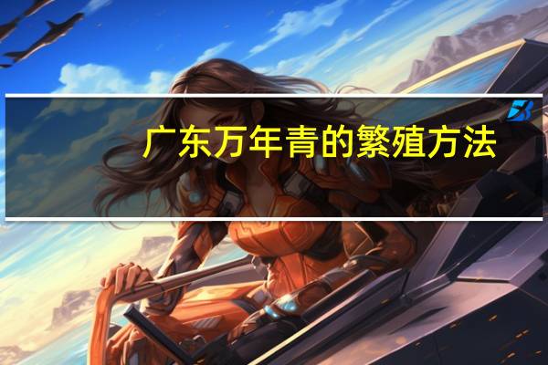 广东万年青的繁殖方法