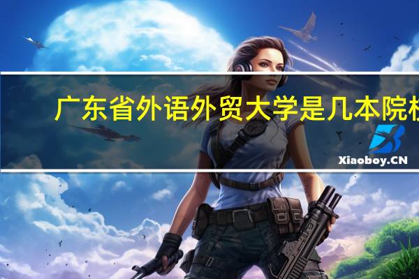 广东省外语外贸大学是几本院校