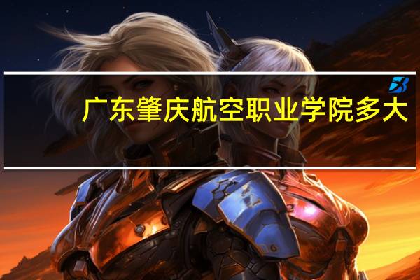 广东肇庆航空职业学院多大