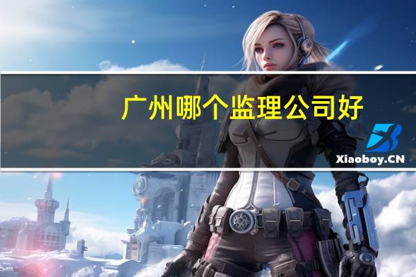 广州哪个监理公司好