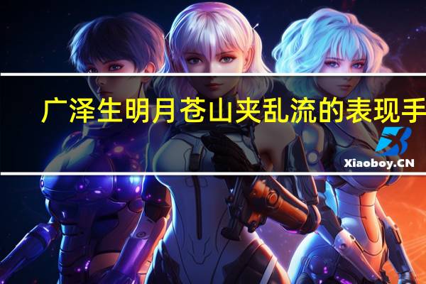 广泽生明月苍山夹乱流的表现手法