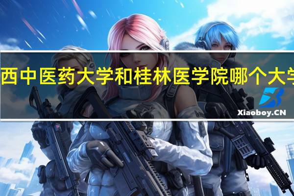 广西中医药大学和桂林医学院哪个大学比较好