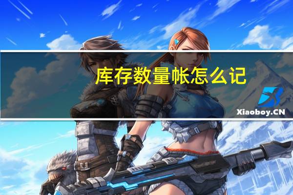 库存数量帐怎么记