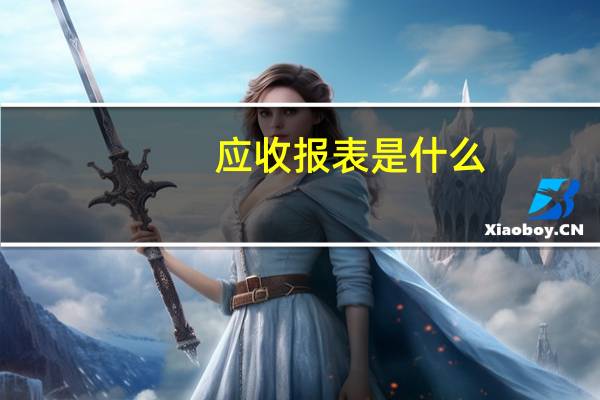 应收报表是什么