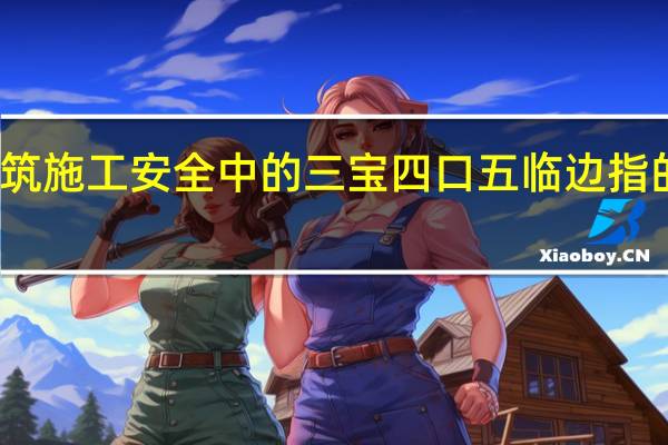 建筑施工安全中的三宝四口五临边指的是哪些