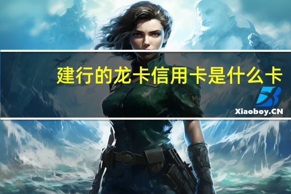 建行的龙卡信用卡是什么卡