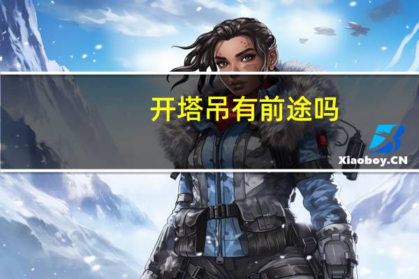 开塔吊有前途吗