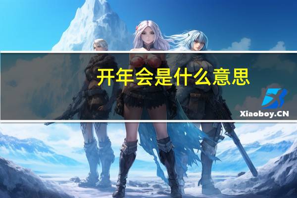 开年会是什么意思