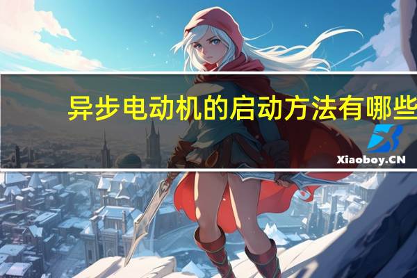 异步电动机的启动方法有哪些