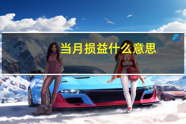 当月损益什么意思