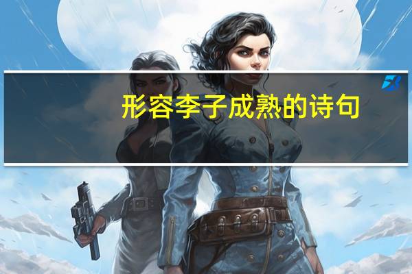 形容李子成熟的诗句