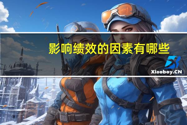 影响绩效的因素有哪些