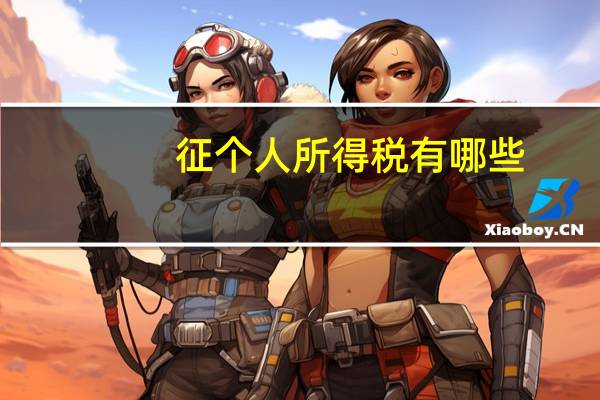 征个人所得税有哪些