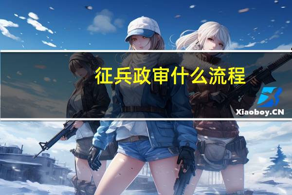 征兵政审什么流程