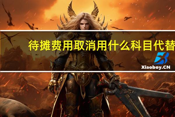 待摊费用取消用什么科目代替