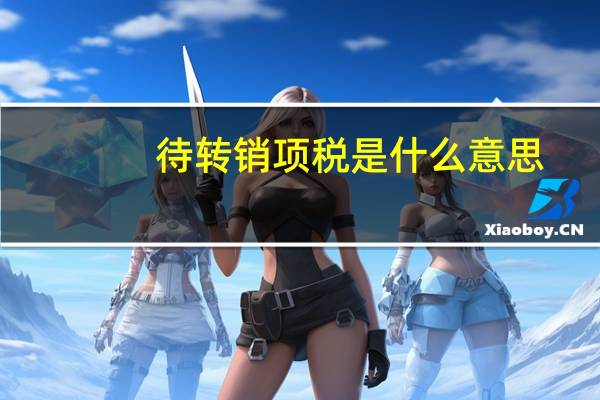 待转销项税是什么意思