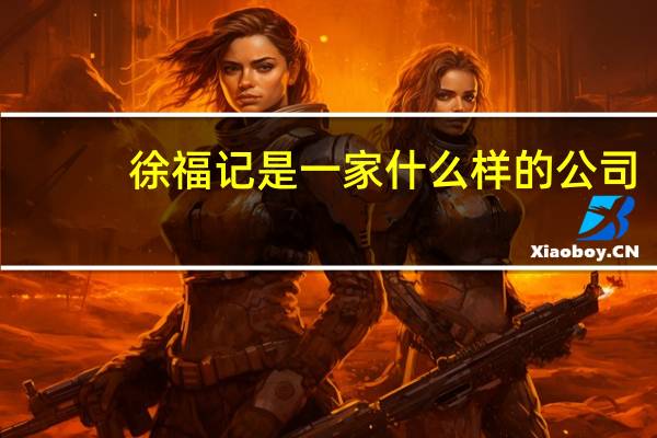 徐福记是一家什么样的公司