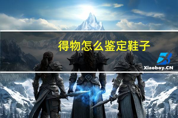 得物怎么鉴定鞋子