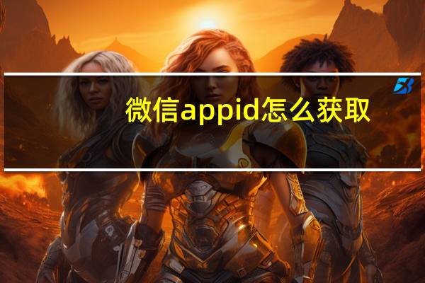 微信appid怎么获取