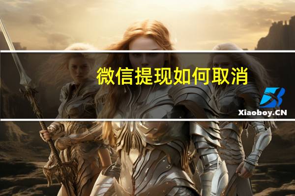 微信提现如何取消