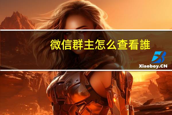 微信群主怎么查看誰(shuí)退群