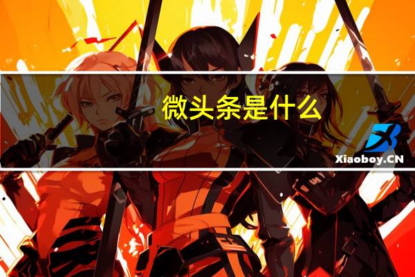 微头条是什么