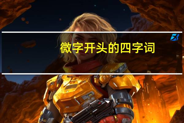 微字开头的四字词