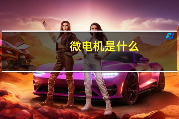 微电机是什么