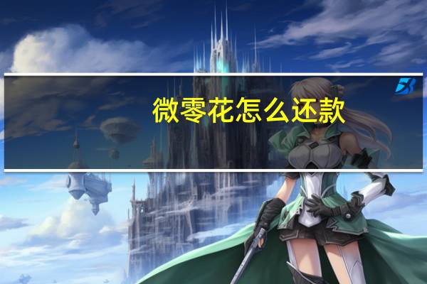 微零花怎么还款