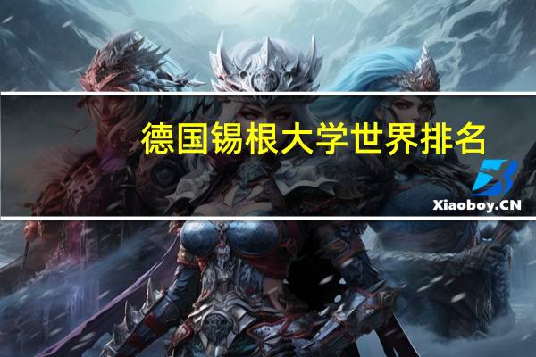 德国锡根大学世界排名
