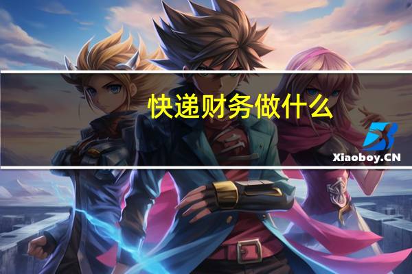 快递财务做什么