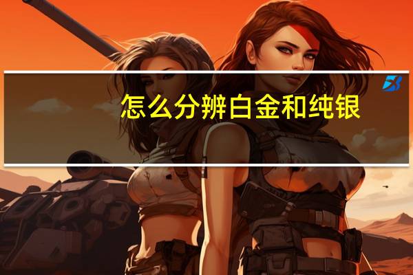 怎么分辨白金和纯银