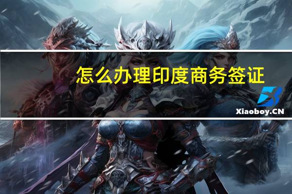 怎么办理印度商务签证