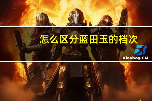 怎么区分蓝田玉的档次