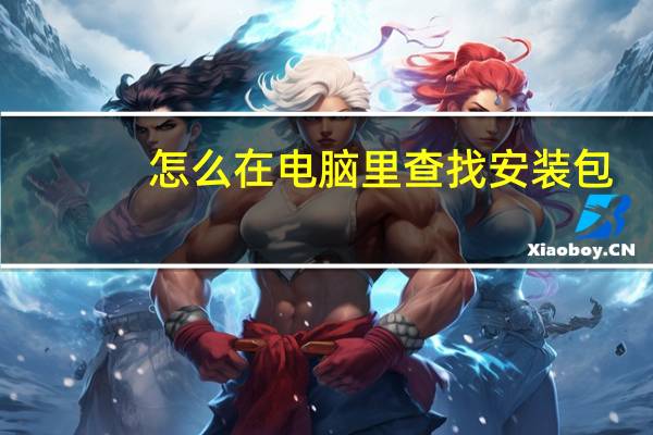 怎么在电脑里查找安装包