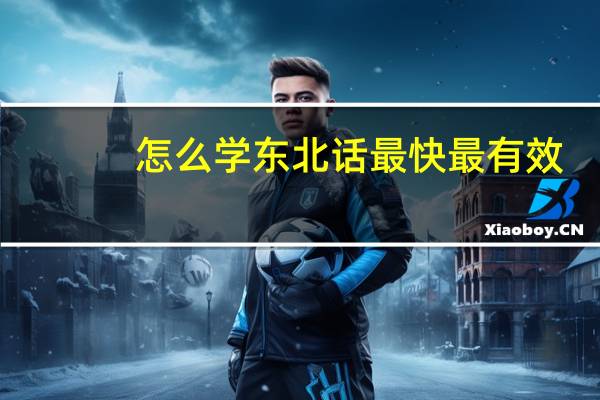 怎么学东北话最快最有效