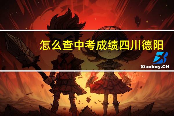 怎么查中考成绩四川德阳