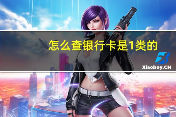 怎么查银行卡是1类的