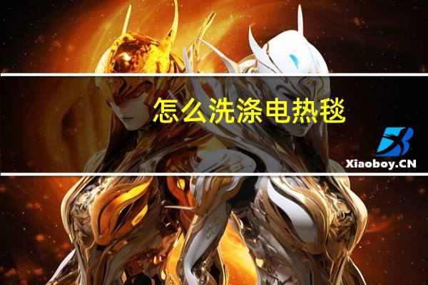怎么洗涤电热毯